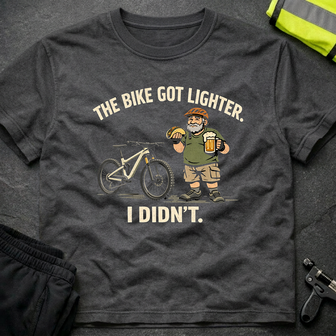 The bike got lighter T-Shirt
