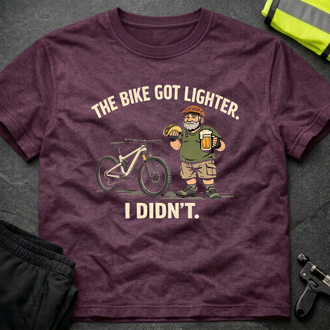 The bike got lighter T-Shirt