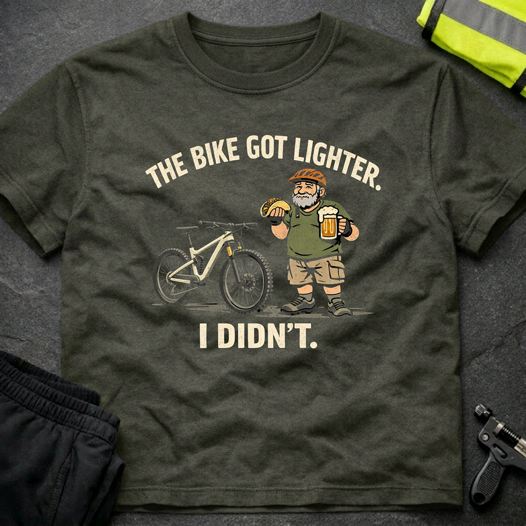 The bike got lighter T-Shirt