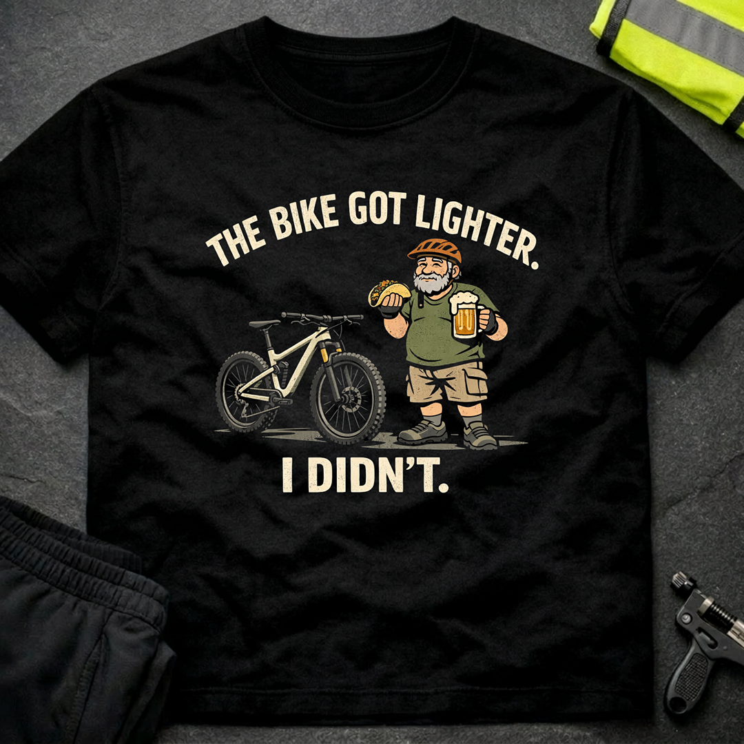 The bike got lighter T-Shirt