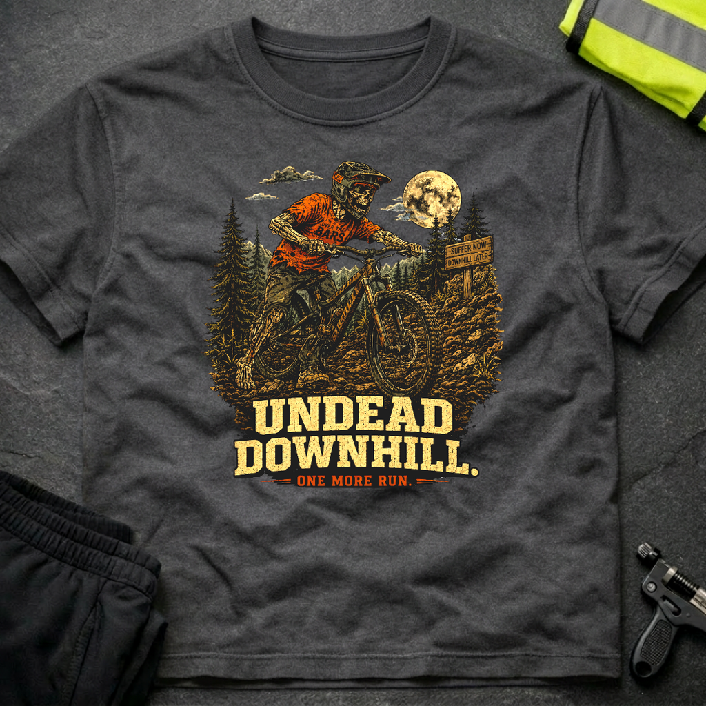 Undead Downhill Halloween T-Shirt