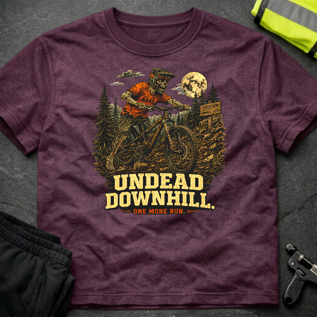 Undead Downhill Halloween T-Shirt