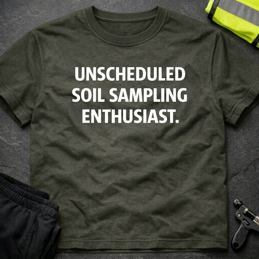 Unscheduled Soil sampling enthusiast T-Shirt