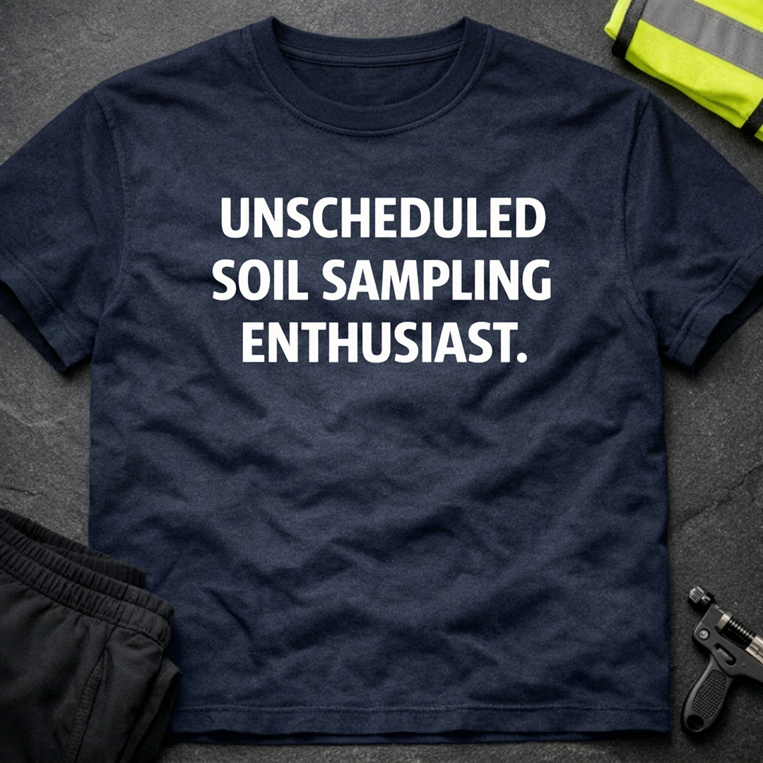 Unscheduled Soil sampling enthusiast T-Shirt