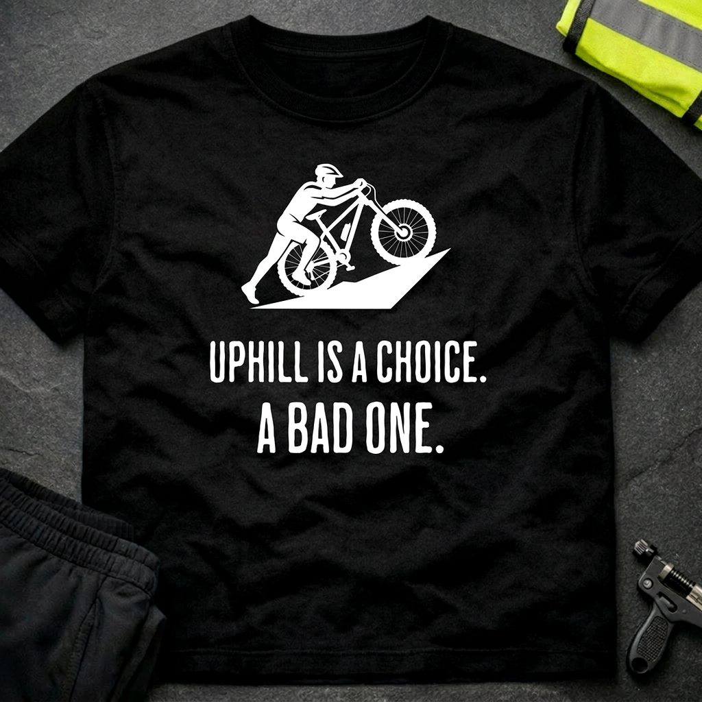 Uphill is a Choice MTB cycling T-Shirt