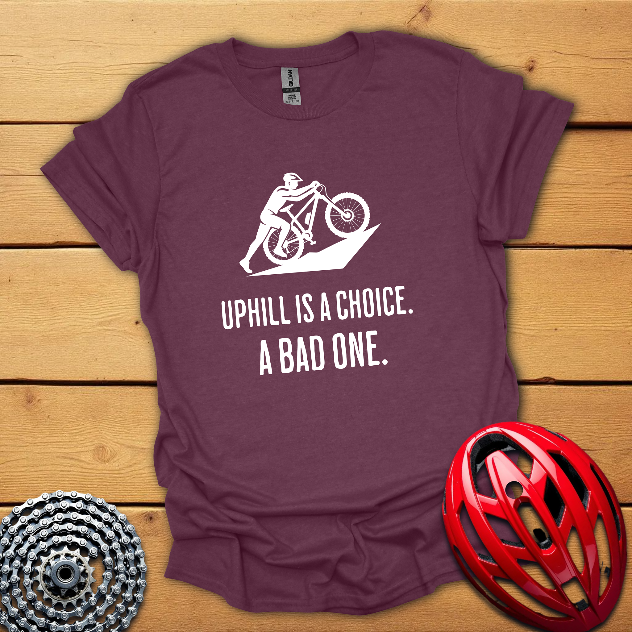 Uphill is a Choice MTB cycling T-Shirt