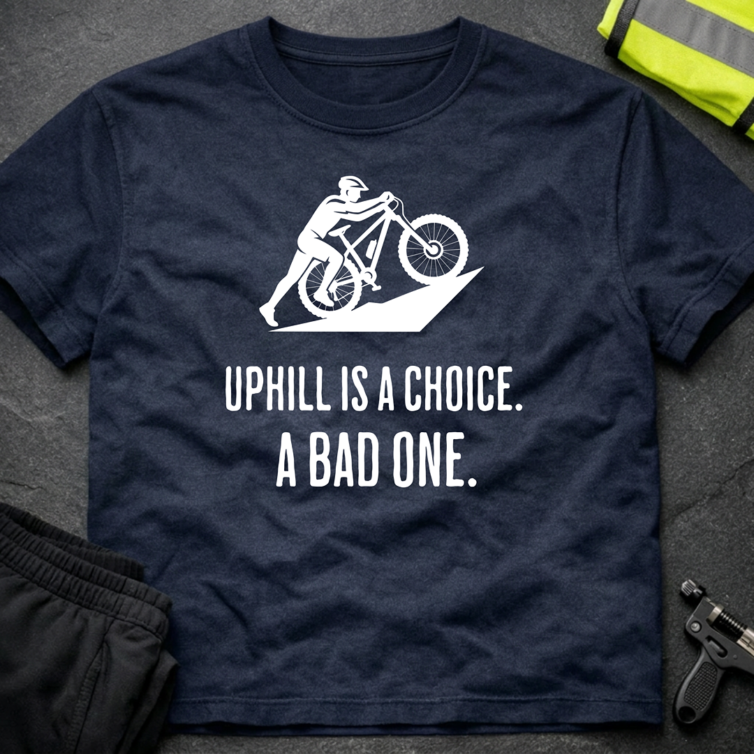 Uphill is a Choice MTB cycling T-Shirt