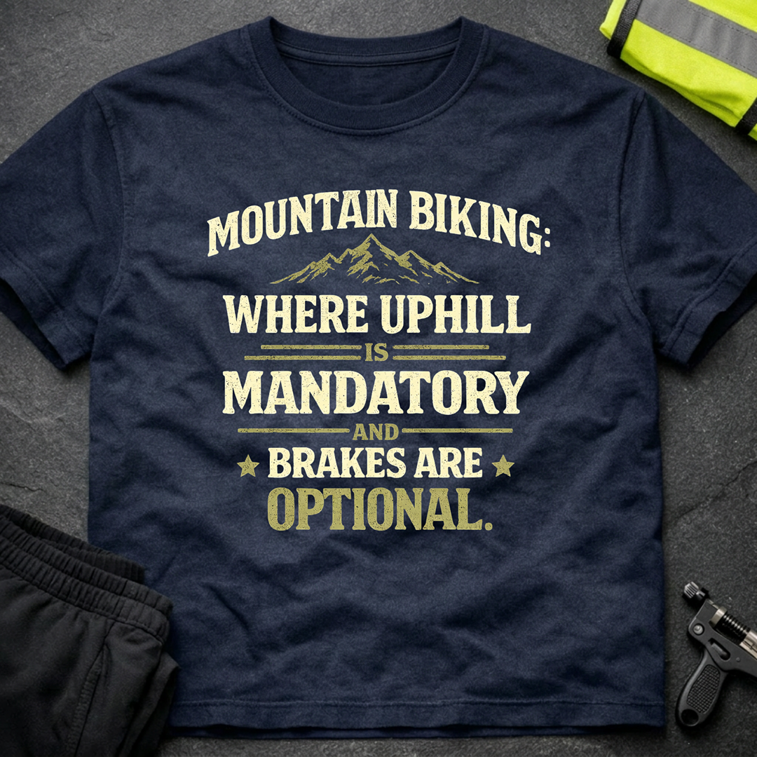 Where uphill is mandatory T-Shirt
