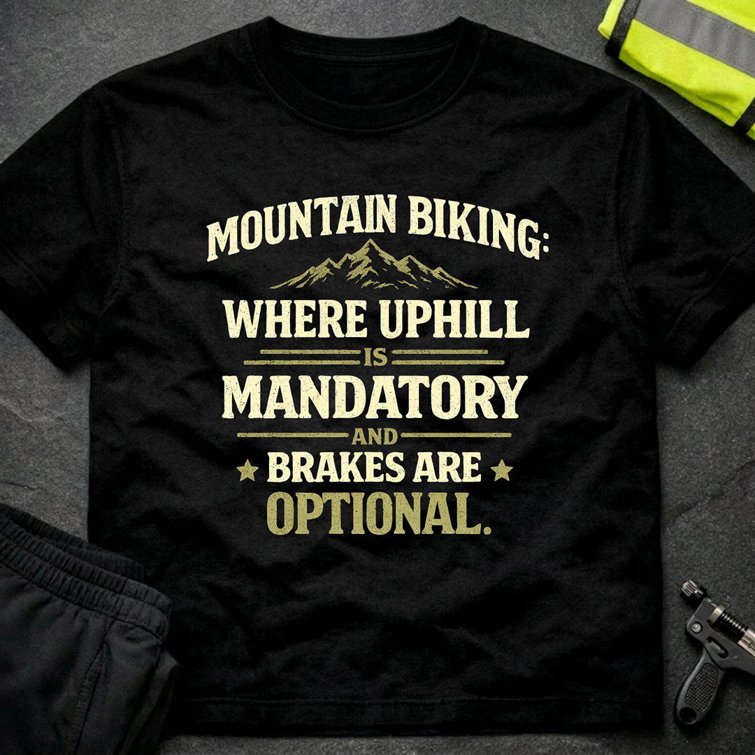 Where uphill is mandatory T-Shirt