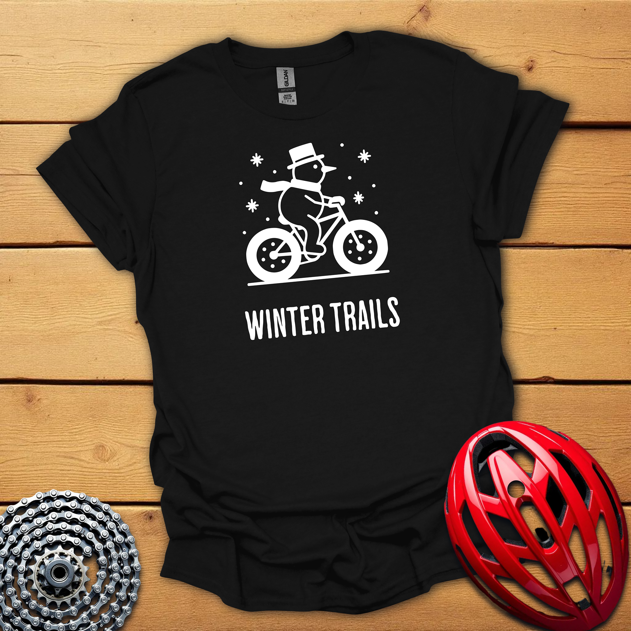 Winter Trails 1 cycling T-Shirt