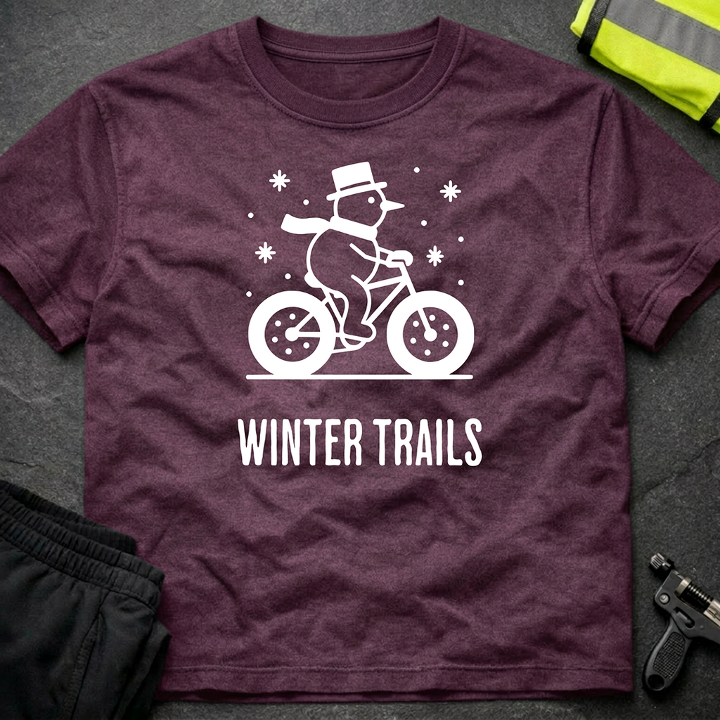 Winter Trails 1 cycling T-Shirt