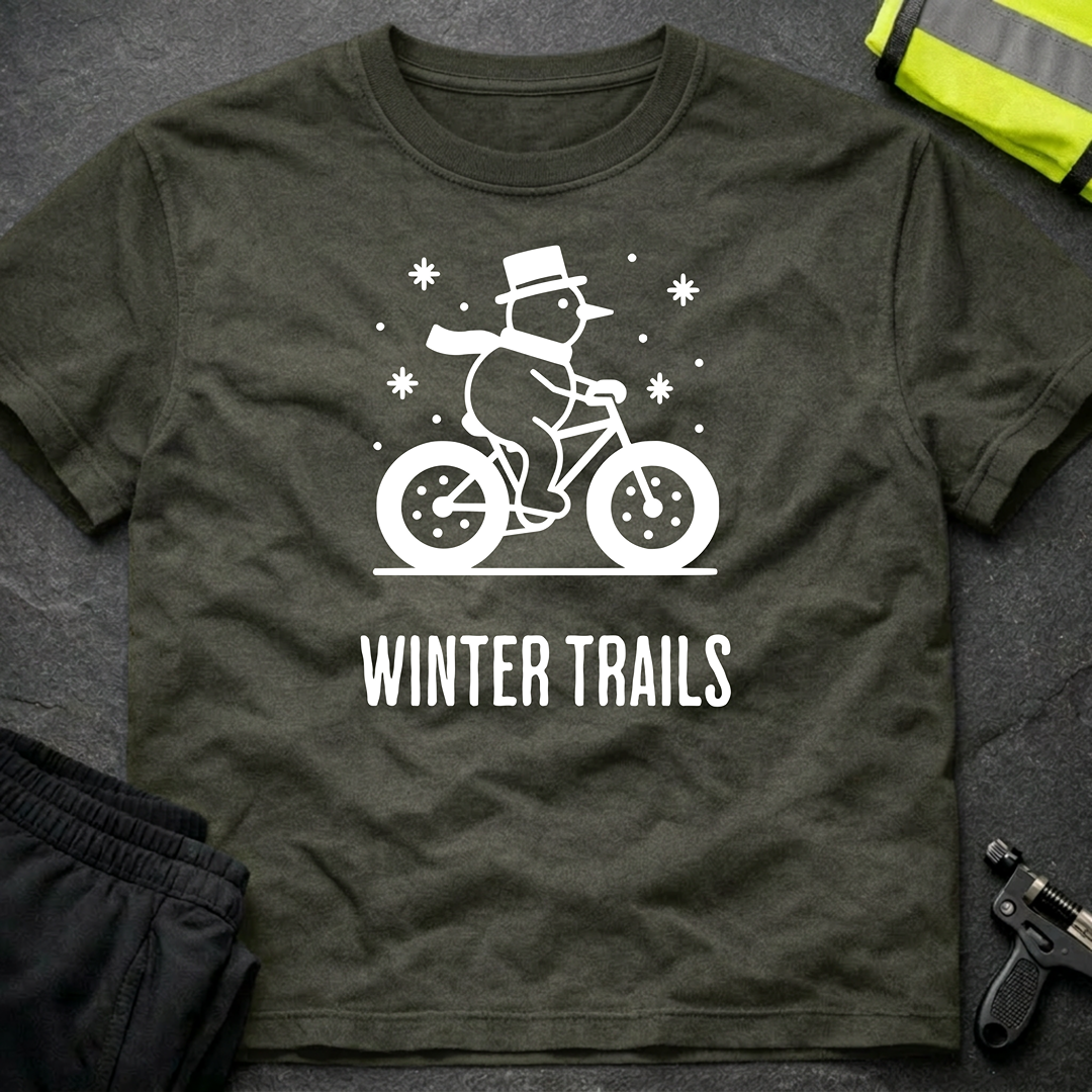 Winter Trails 1 cycling T-Shirt