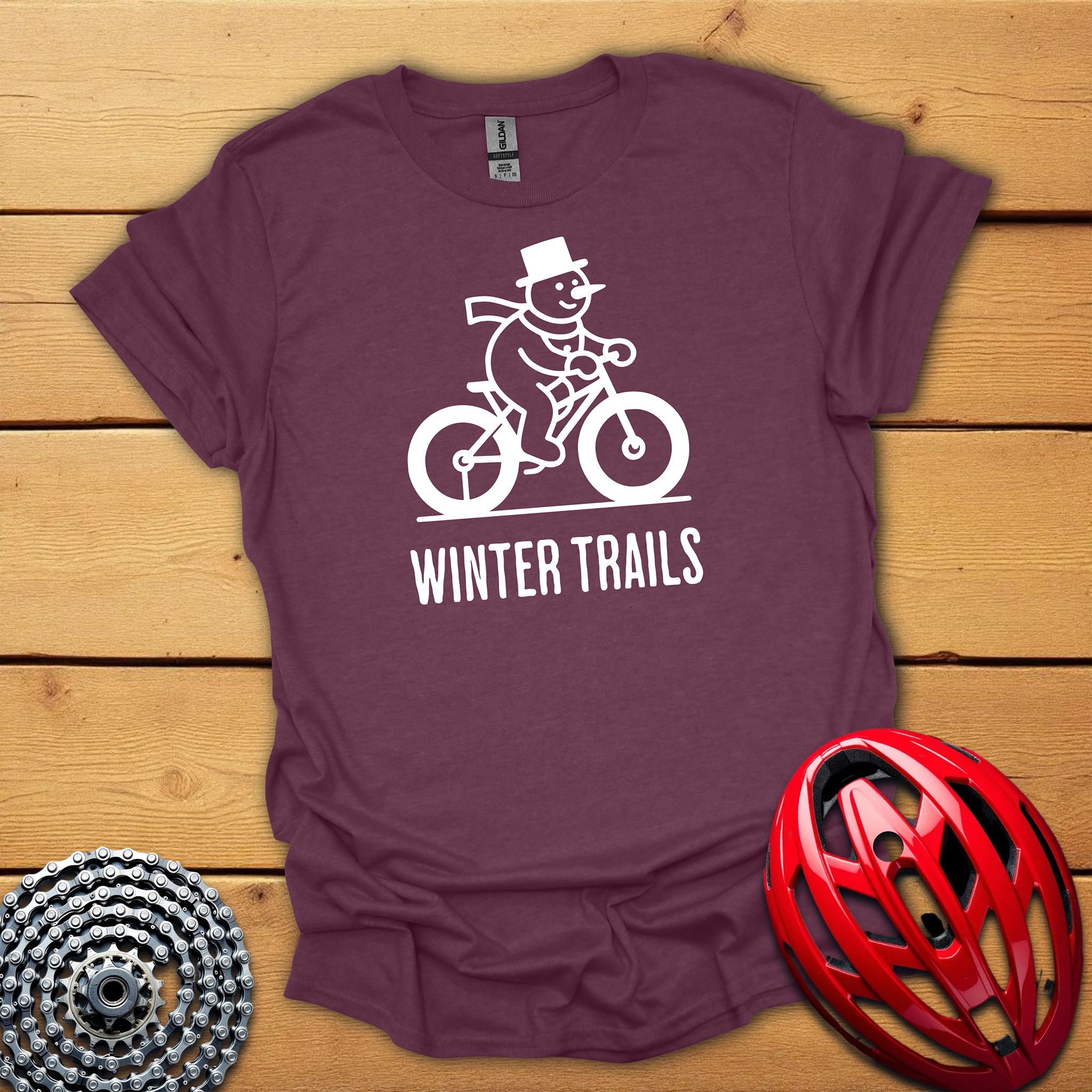 Winter Trails cycling T-Shirt