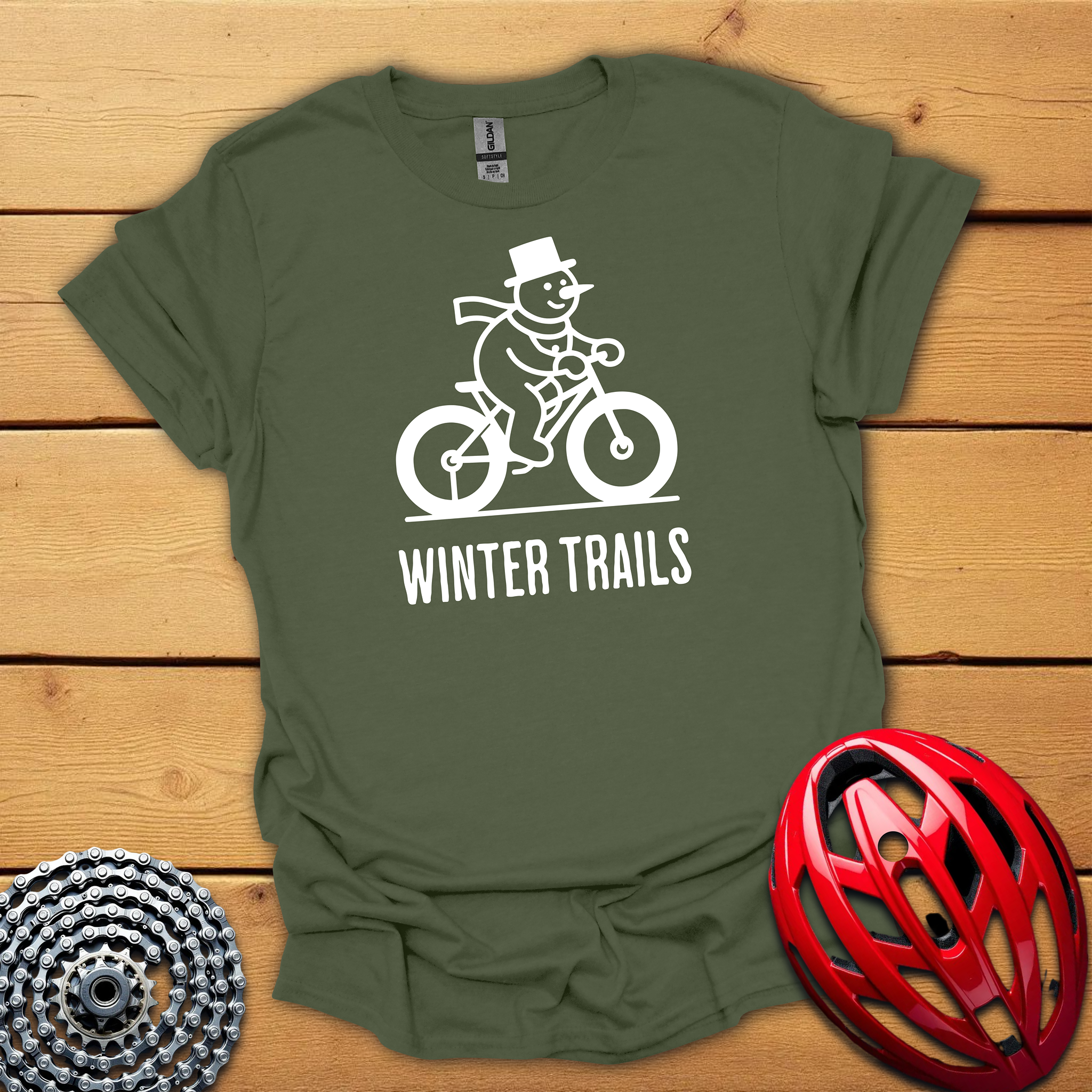 Winter Trails cycling T-Shirt