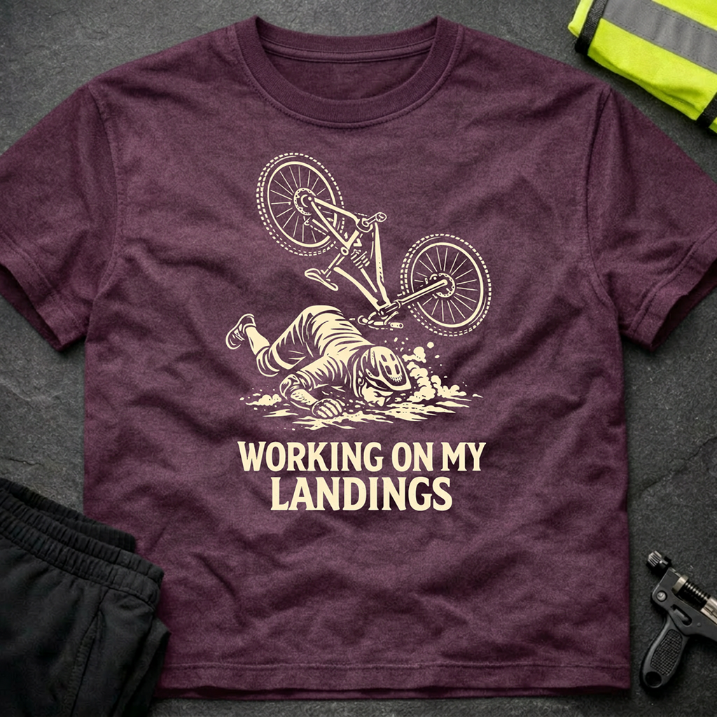 Working on my landings T-Shirt