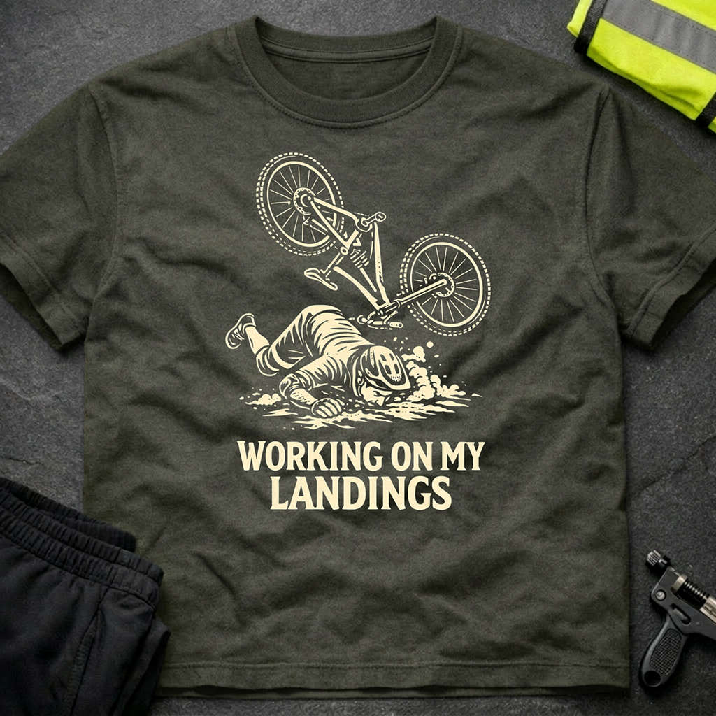 Working on my landings T-Shirt