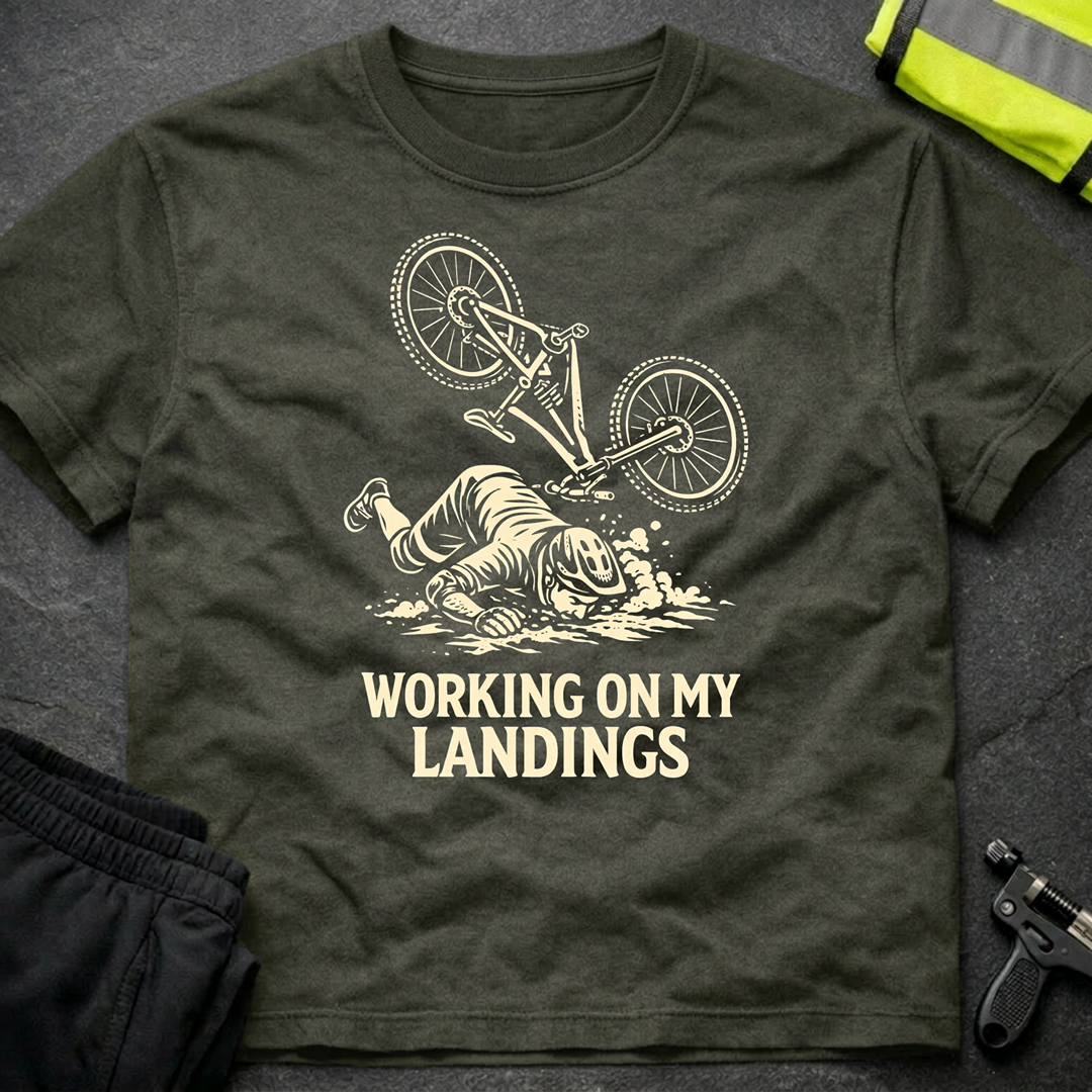 Working on my landings T-Shirt