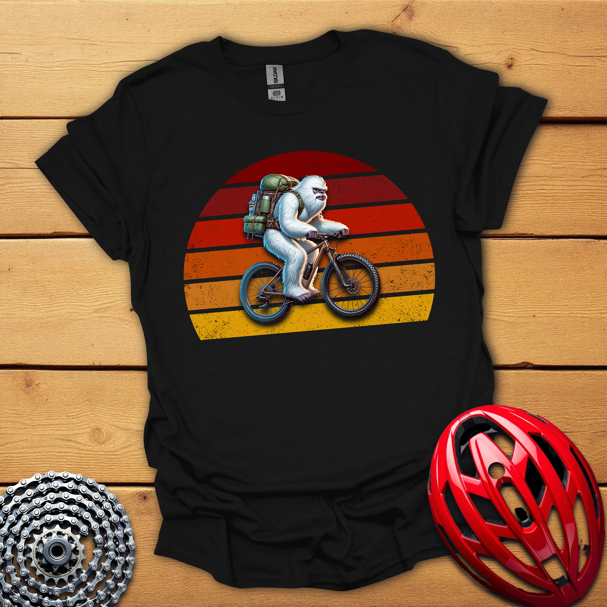 Yeti bike packing T-Shirt