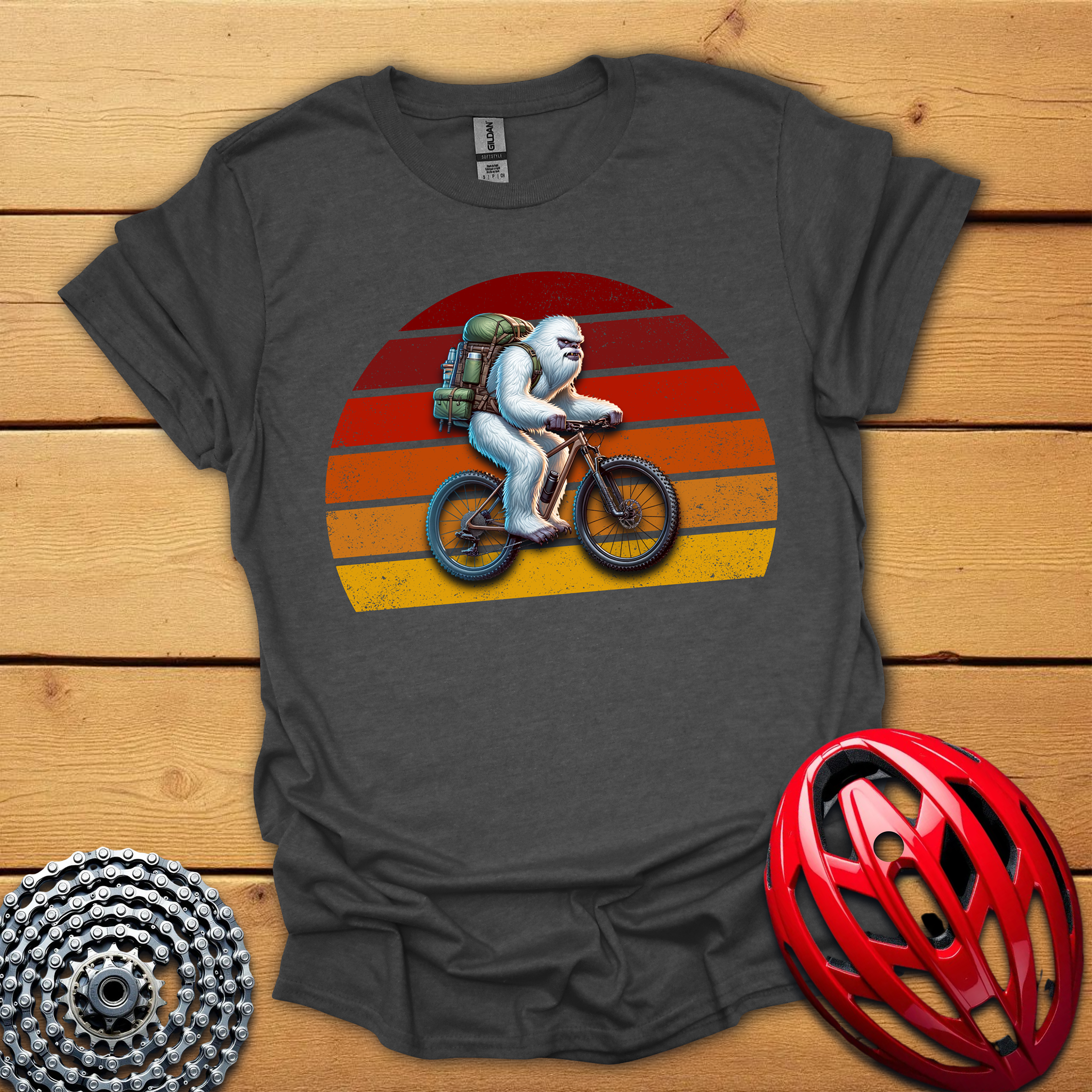 Yeti bike packing T-Shirt