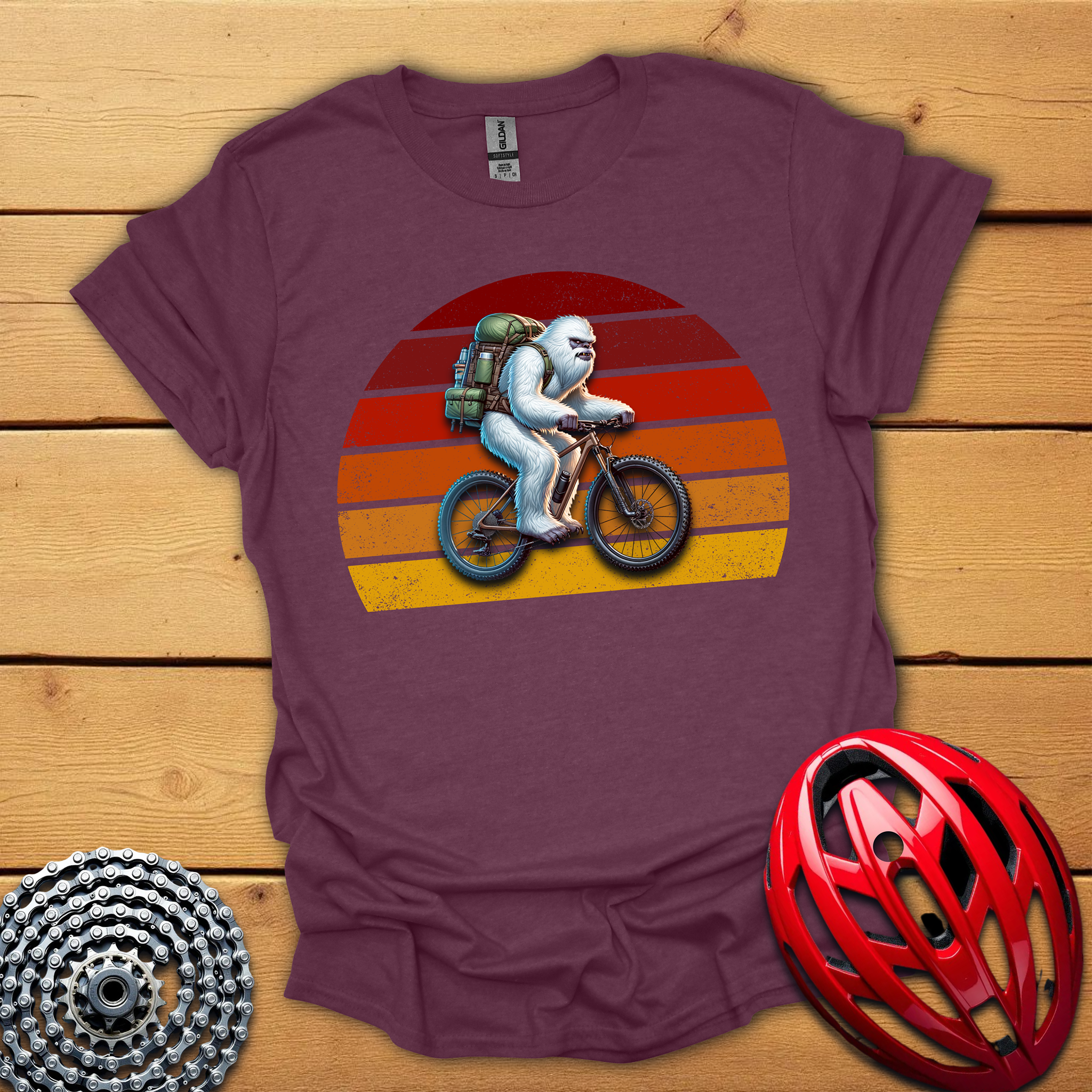 Yeti bike packing T-Shirt