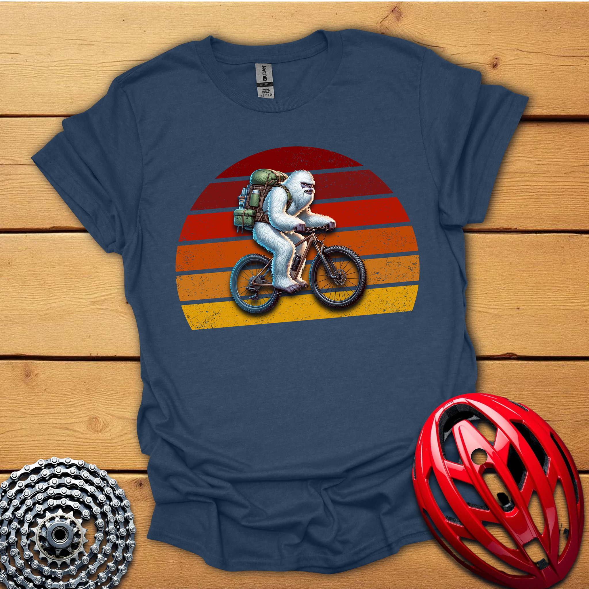 Yeti bike packing T-Shirt