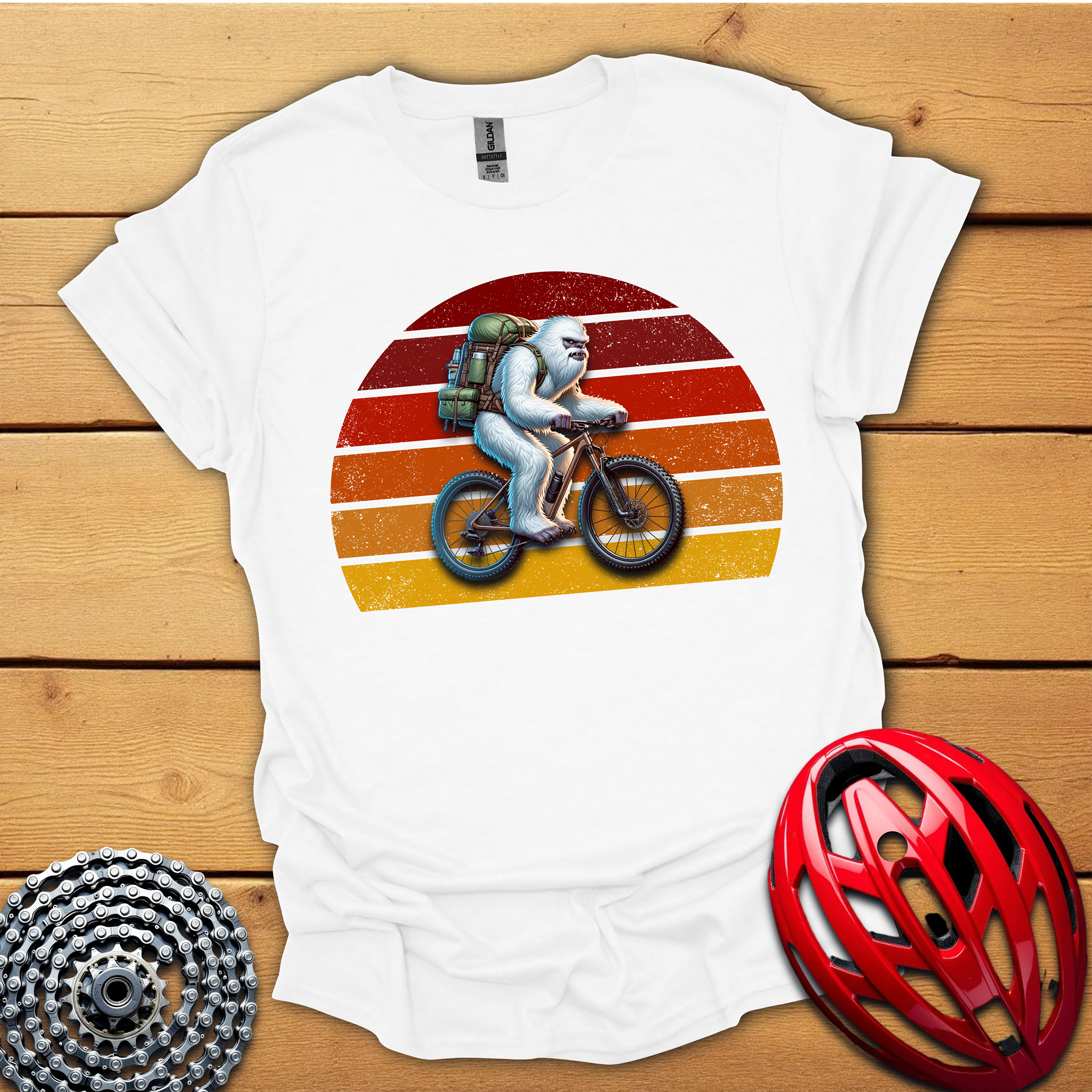 Yeti bike packing T-Shirt
